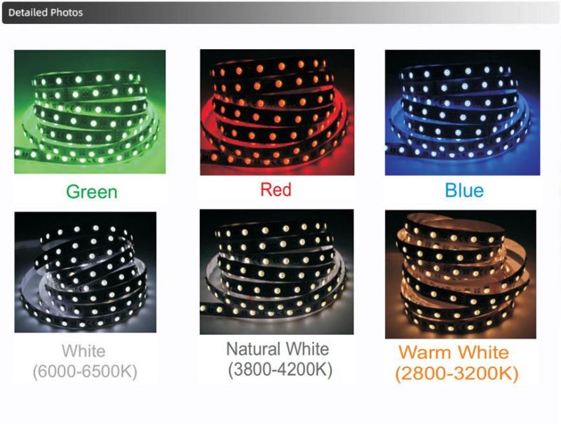 24V IP54 Waterproof RGBW LED Multicolor Strip Light