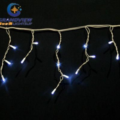 144 LED Cool White Color 16 Drops Icicle Curtain (L3mxH20/40/60cm)