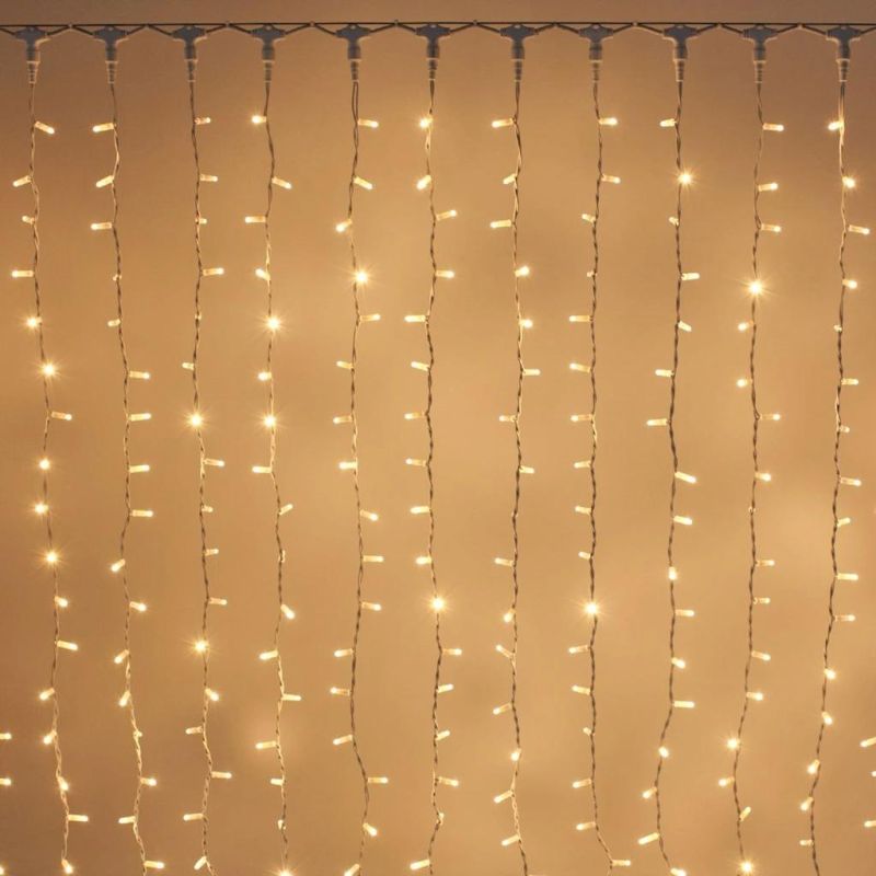 High Quality OEM IP65 Waterproof 220V Wedding Decorative Project Decorations Christmas LED Curtain Light