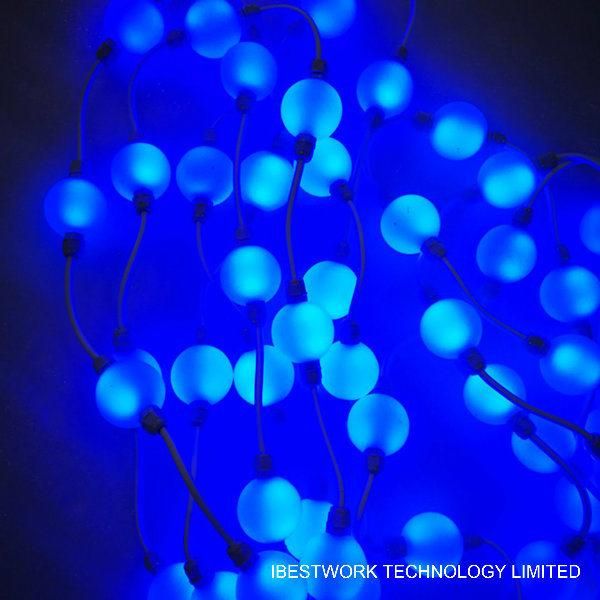 RGB DMX Ball String Lights Decorative Lights Programmable Glowing Balls for Building Decoration