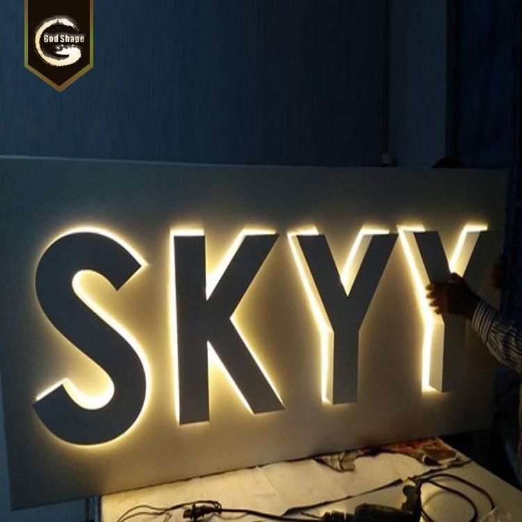 LED Backlit 3D Channel Letters Sign Outdoor Advertising Sign