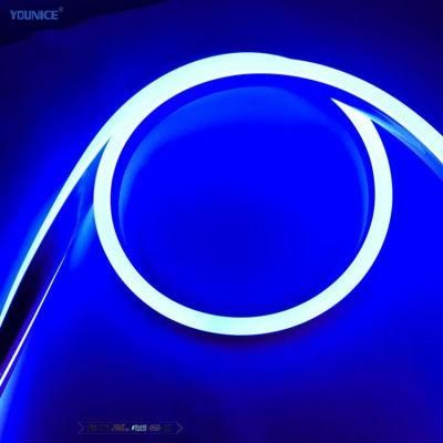 DC12V 1LED Cut Unit Blue Color LED Flexible Silicone Tube LED Neon Strip