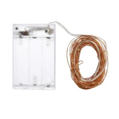 2m 5m 10m 4.5V AA Battery Powered Copper Wire LED String Light Holiday Decorative Lighting