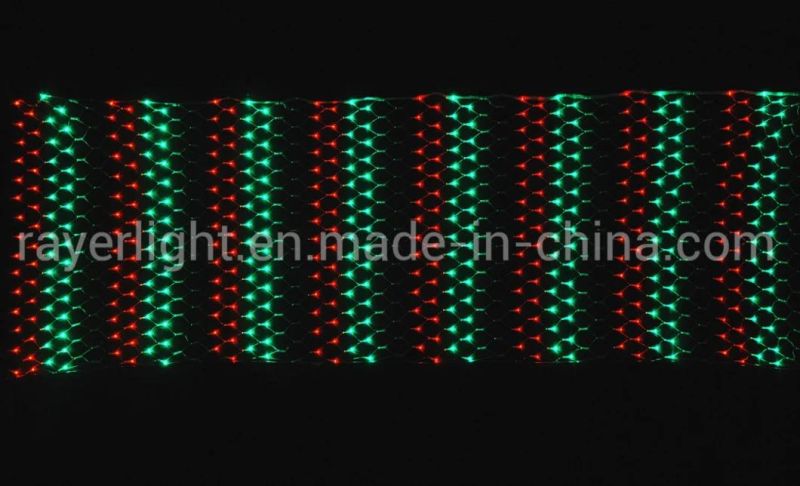 Multicolor Christmas Festival Garden Flashing Mesh Navidad LED with Chasing Effect LED Net Light