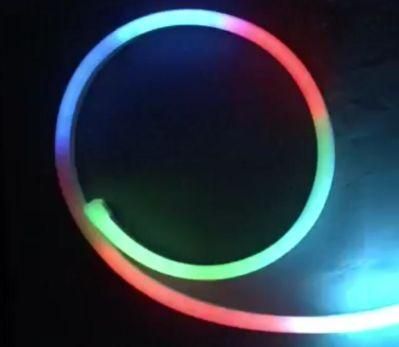 Ne1307 IP65 Waterproof Neon Light Waterproof Magic Yellow/ Blue/ Red RGB LED Strip Silicone Vivid Pixel Random Bendable Tube Light