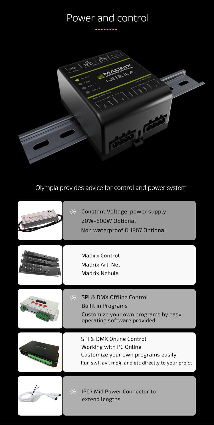 SMD5050 24V Low Power Consumption DMX LED Neon Strip Light