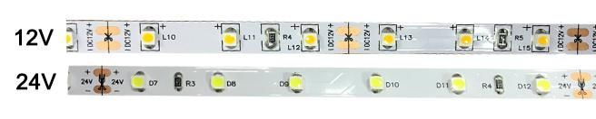 Decorative Light 60LEDs/M 4.8W/M 3528 LED Strip Lighting DC12V 24V