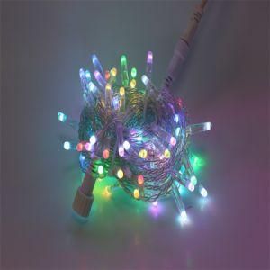 LED String Light PVC Wire IP65 RGB Changing Sync 10m 100LEDs 360 Degree String Light