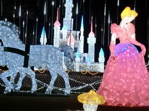 Outdoor Decoration Castle Amusement Park Decoration Christmas Motif Lights