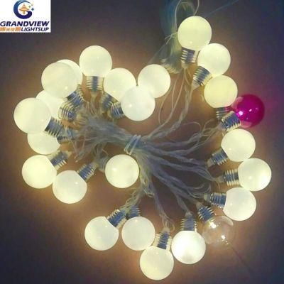 Clear Globe E27 G40 String Light for Festival Decoration