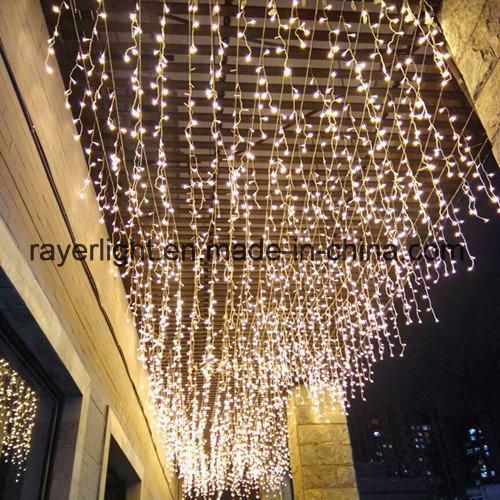 LED Waterfall Light Icicle Decorative Lights Christmas Mall Decoration LED Curtain Light