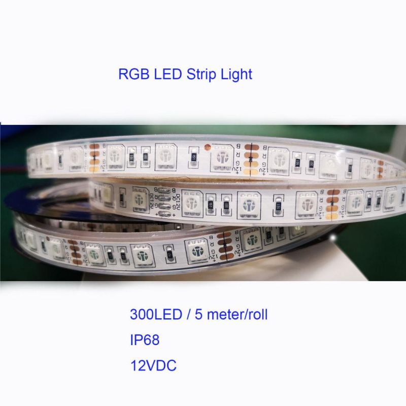 5050SMD RGB LED Strip Light Remote Control Strip Lighting LED for Boat