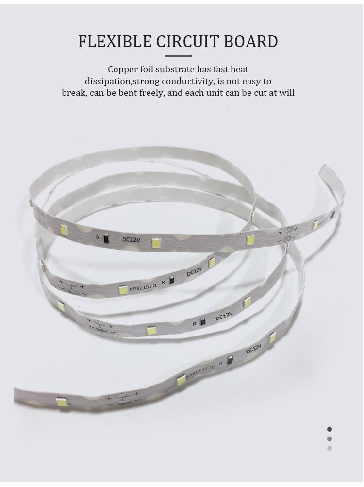 DC12V SMD2835 3000K Zigzag S Shape Type Bendable Flexible LED S Strip for Signage