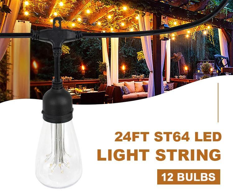 China Manufacturer Waterproof Indoor Outdoor Decorative Holiday Party String Light