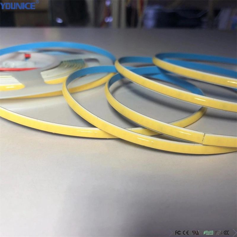 10mm Width DC12V LED Flexible COB Strip for Project