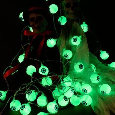 Halloween Light String, Halloween Eyeball Light String Decoration