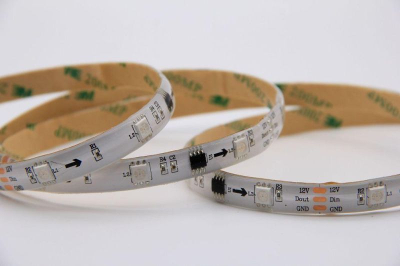 Addressable Ws2812 DC5V 144LED Flexible Programmable 5050RGB Magic LED Digital Strip