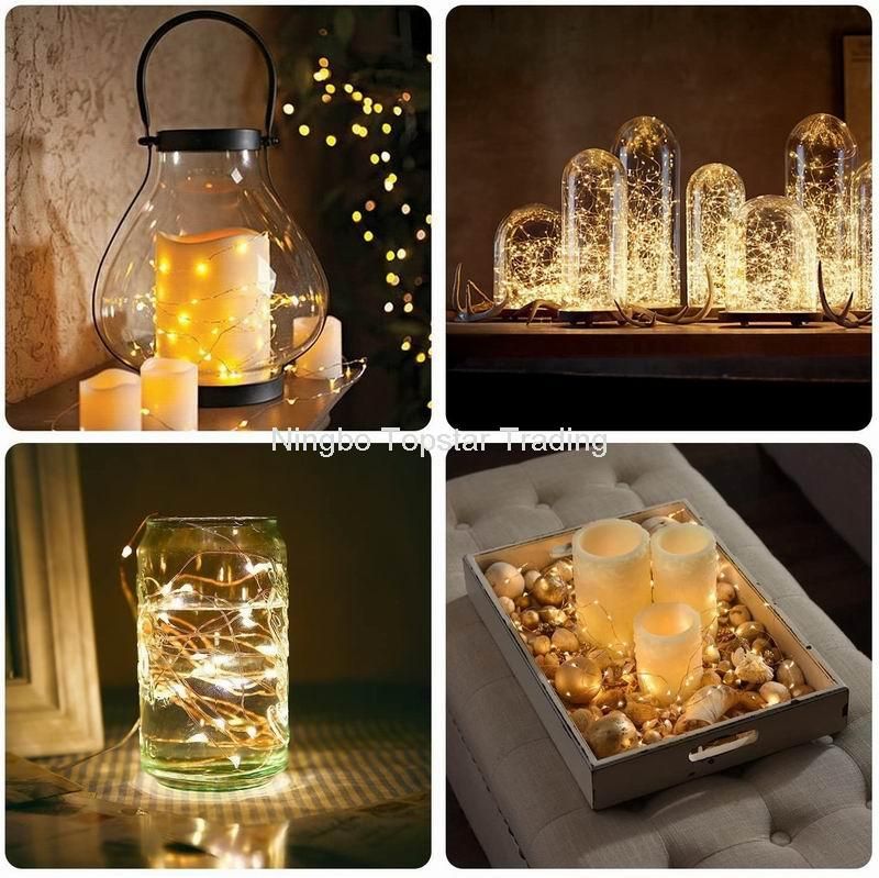 USB Powered Wedding Party Christmas Bedroom Decoration Chain Xmas Lights Copper Strip Light Wire String LED Fairy Light USB String Light USB Copper Light