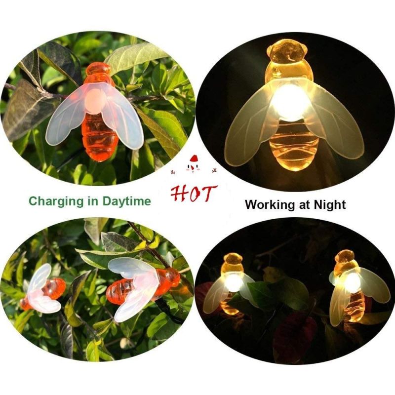 Factory Superb Quality Waterproof LED Bee Shape String Light