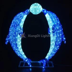 Dolphin 3D Motif Light Waterproof for Indoor Outdoor Holiday Decoration