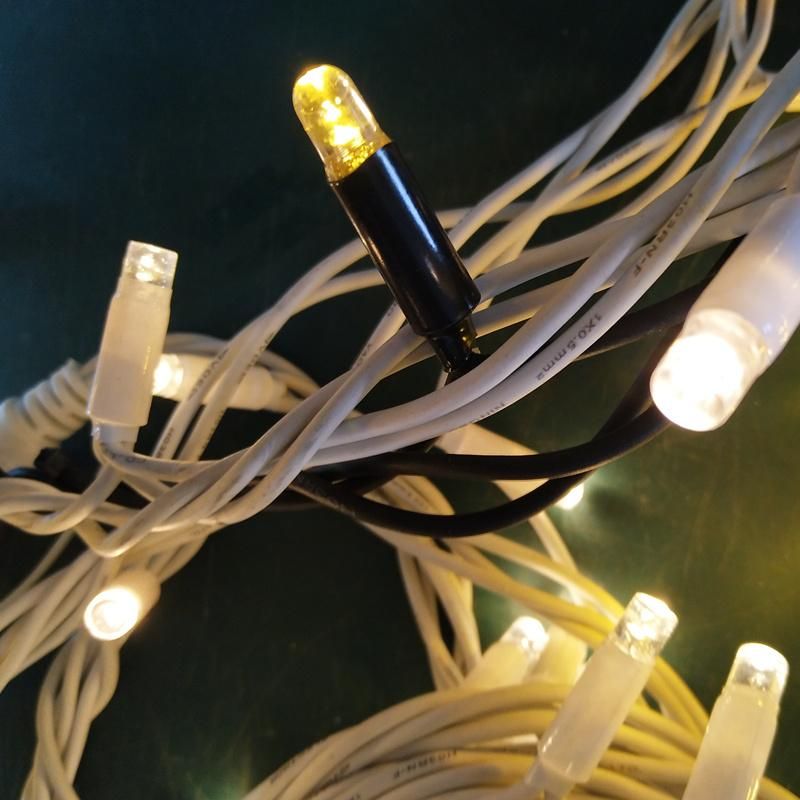 Fairy Light Festival Lights Christmas Outdoor Decoration 3.3m Rubber Wire String Lights