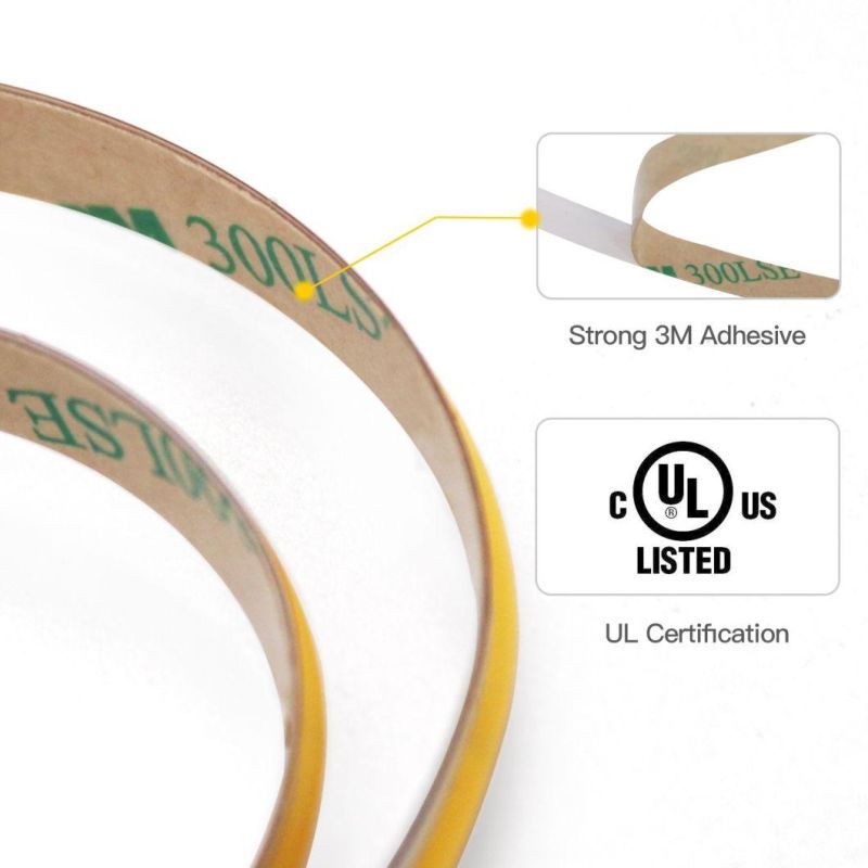 New Develop Economical Durable 480LEDs/M DC24V CRI90 8mm 10W/M 3000K 6000K Flex LED COB Strip