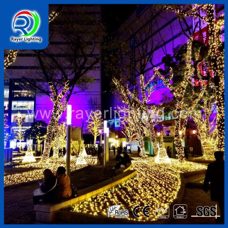 Shopping Mall Column Hall Festival Lights Holiday Hotel Outdoor Decoration LED Curtain Light