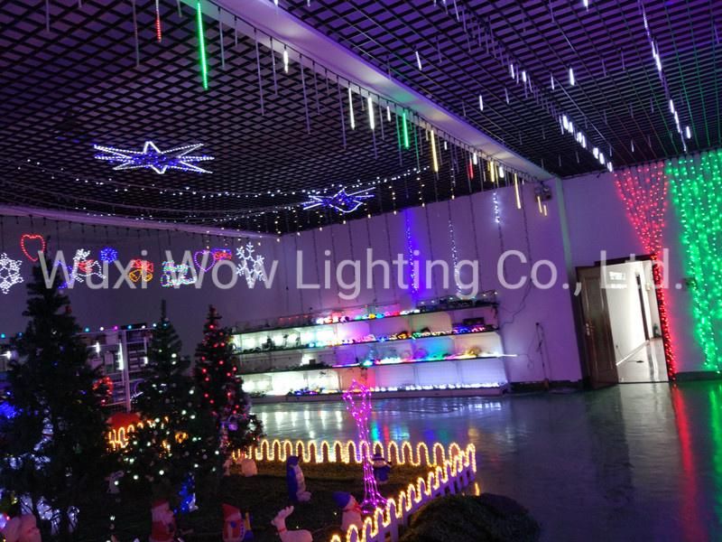 LED Falling Rain Light Waterproof LED Meteor Shower Lights 30cm 10 Tubes 240 LEDs Falling Raindrop Christmas Lights for Home Decor