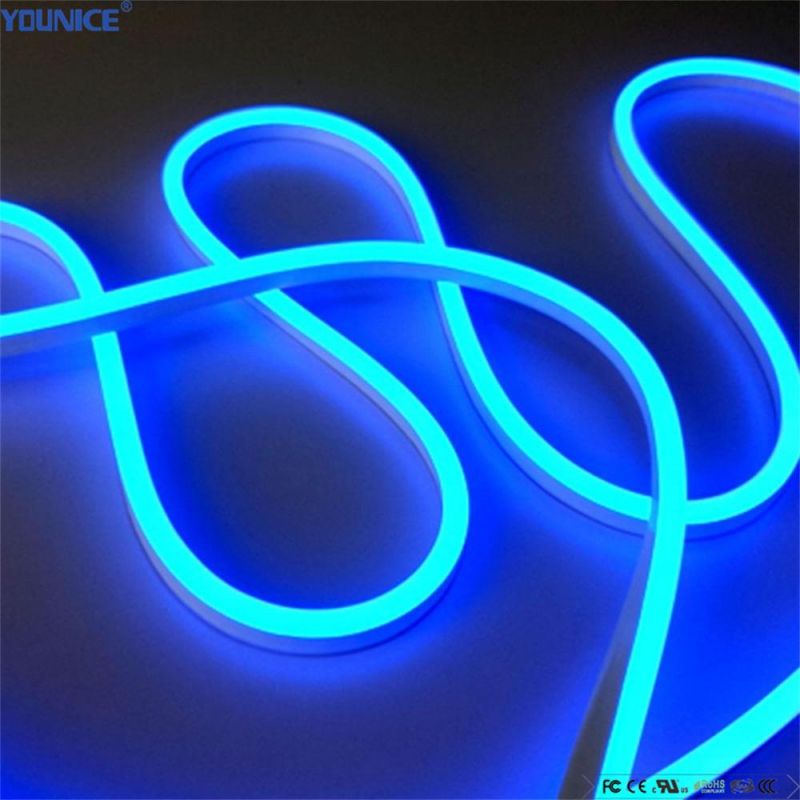 9.6W DC12/24V R/G/B/Y/O/W/W DC24V Size 5*12mm Side Bending LED Flexible Neon Strip