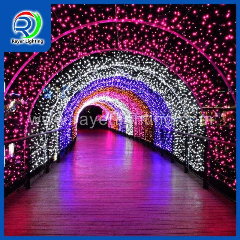 Outdoor Decoration Garden Festival Light Fair Light Rubber Wire LED String Light