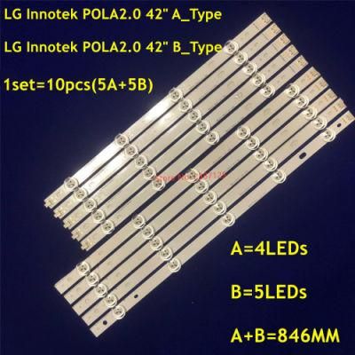 LED Backlight Strip 9 Lamp for LG Innotek Pola2.0 Pola 2.0 42 TV 42ln5300