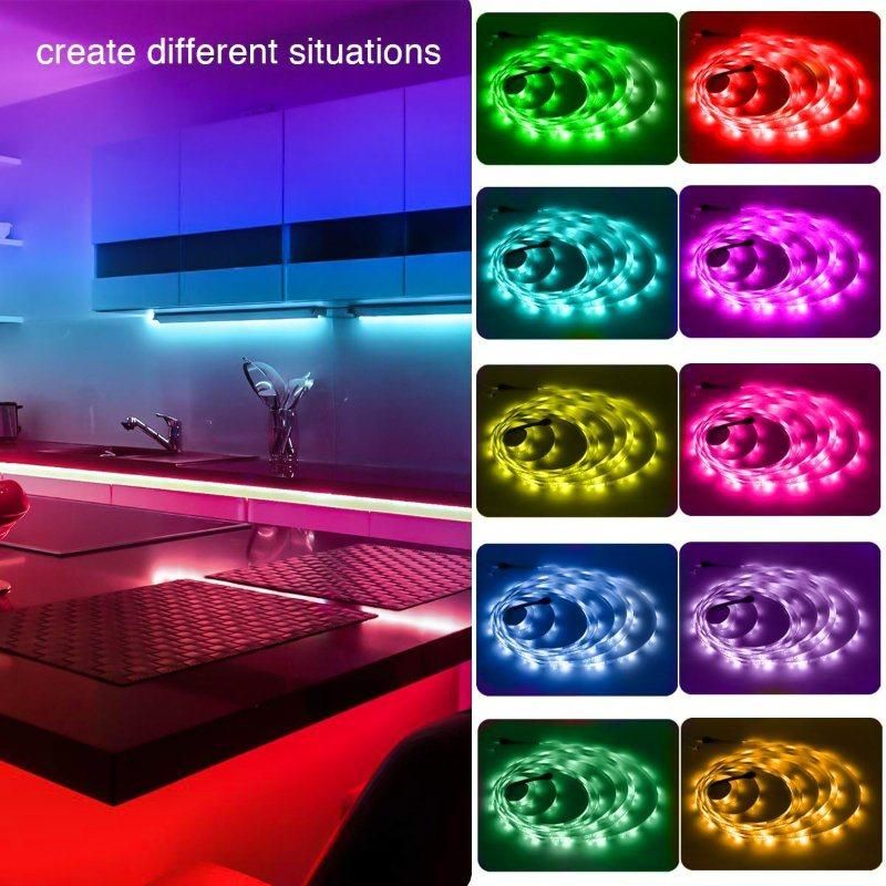 12V 5050 2835 SMD 5m 10m Lamp LED Tiras Luz Luce LED Remote Control Smart WiFi RGB Waterproof Flexible LED Strip Light