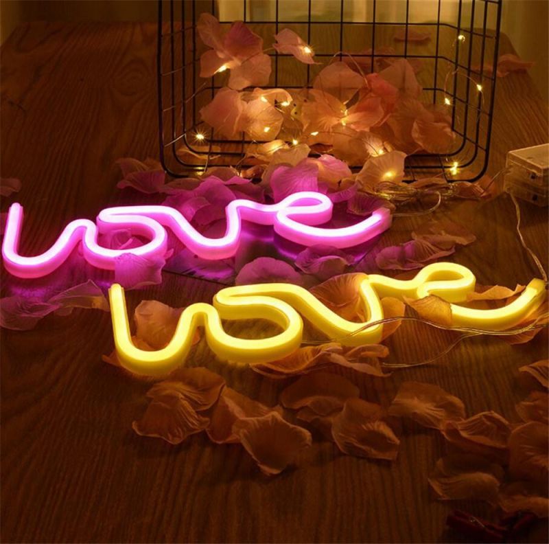 Creative Lip Moon Girlish Bedroom Decor LED Light