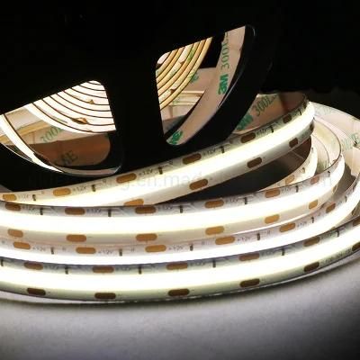 CE RoHS Certificate Flexible 360 Light Cool White Without DOT COB LED Strip