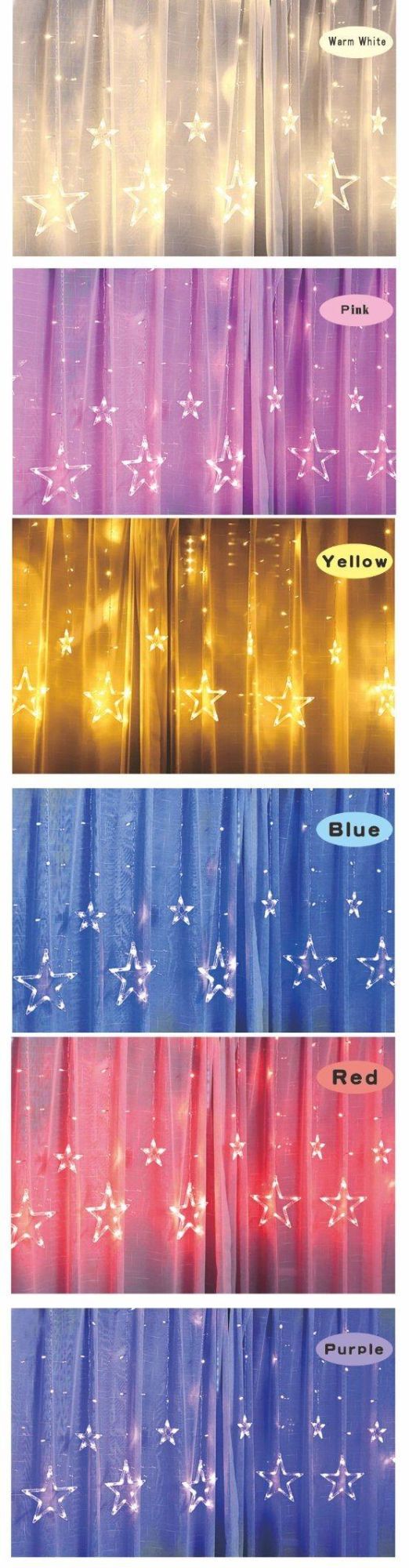 Star Decorative Curtain Decorative String Light
