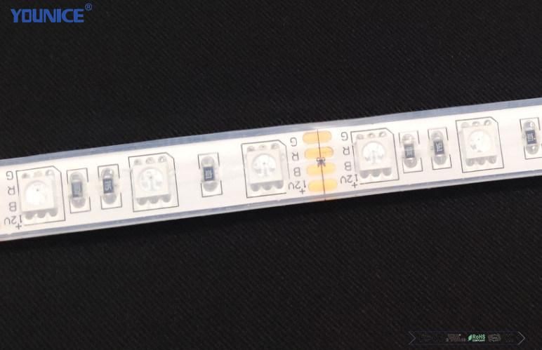 SMD5050 5 in 1 Package Rgbww DC24V 12mm Width LED Flexible Tape Strip