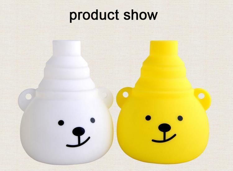 3D Night Light Colors Changeable Bear Shape Baby Choice Mini Size LED Kid′ S Toys Silicone Bedside Lamp for Children Baby