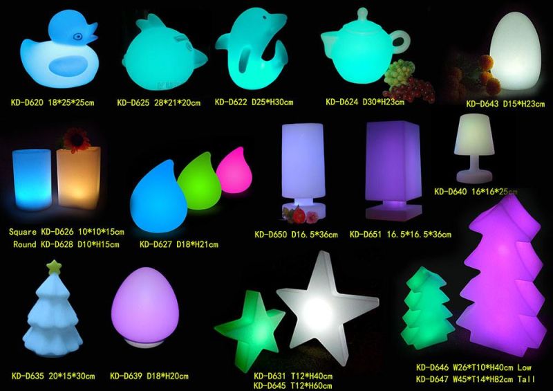 LED Light Table Decoration Apple Shape Light Decoration for Party