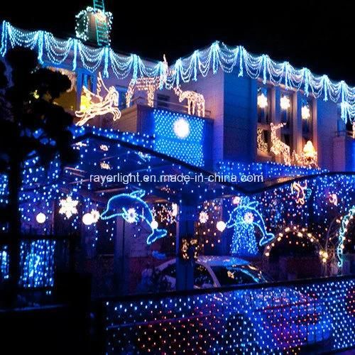 Outdoor LED Curtain Light Christmas Window Decoration