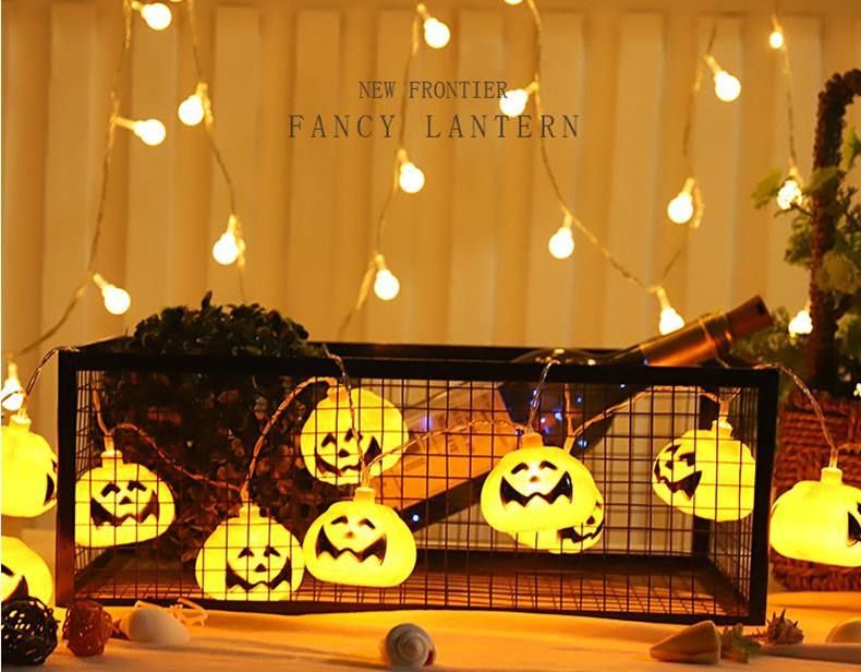 Halloween Decorative Pumpkin Battery Light String