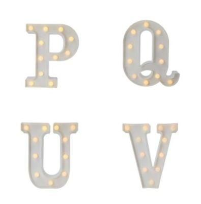 Paper Made Letter Wedding Birthday Party Decor Strip LED Light