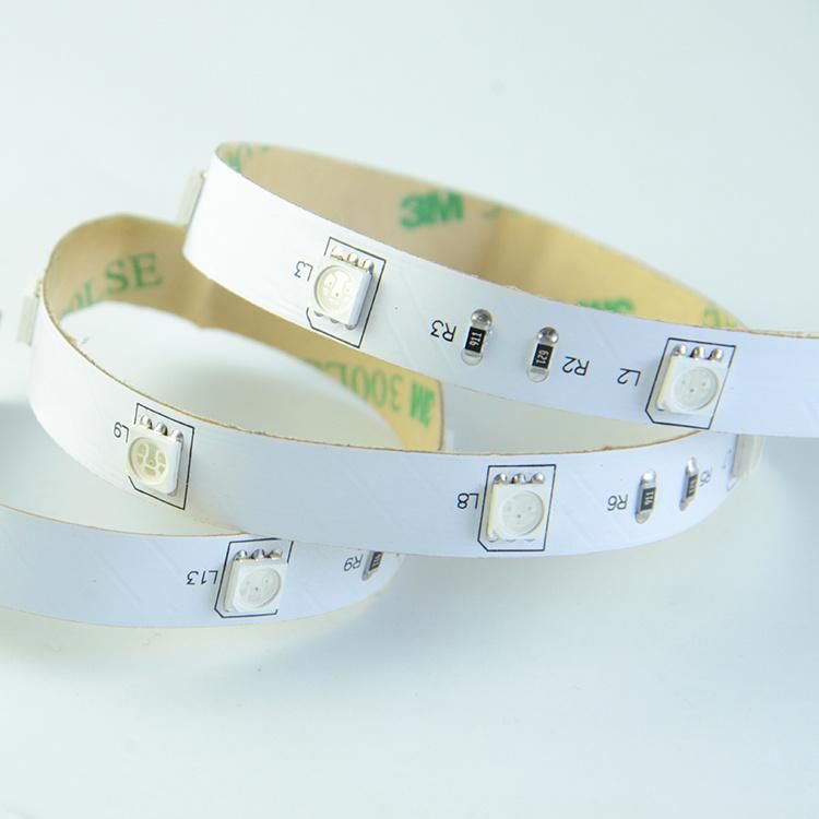 High quality Multicolor LED SMD5050 RGB LED Strip Light For Under Cabinet CRI>80,90,96