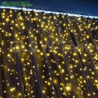 2m*5m 72W IP65 Christmas LED Curtain Light for Outdoor Decoration