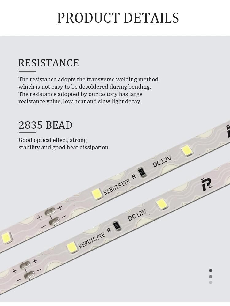 60 LED 12V 24V High Efficiency Dimmable 2835 LED Strip Light Flexible LED Light Strip