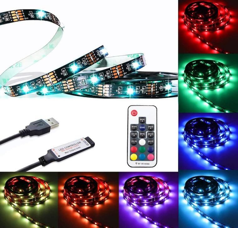 Bluetooth LED Strips Lights 5050 Waterproof Tape DC 12V RGB Flexible Strip