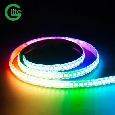 Two Years Warranty CE RoHS Certificate Waterproof Ws2812b Addressable DC5V Flexible 2812b Digital 144pixel LED Strip