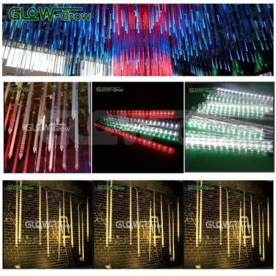 Custom Waterproof LED Falling Rain Tube Light Commercial Landscape Decoration