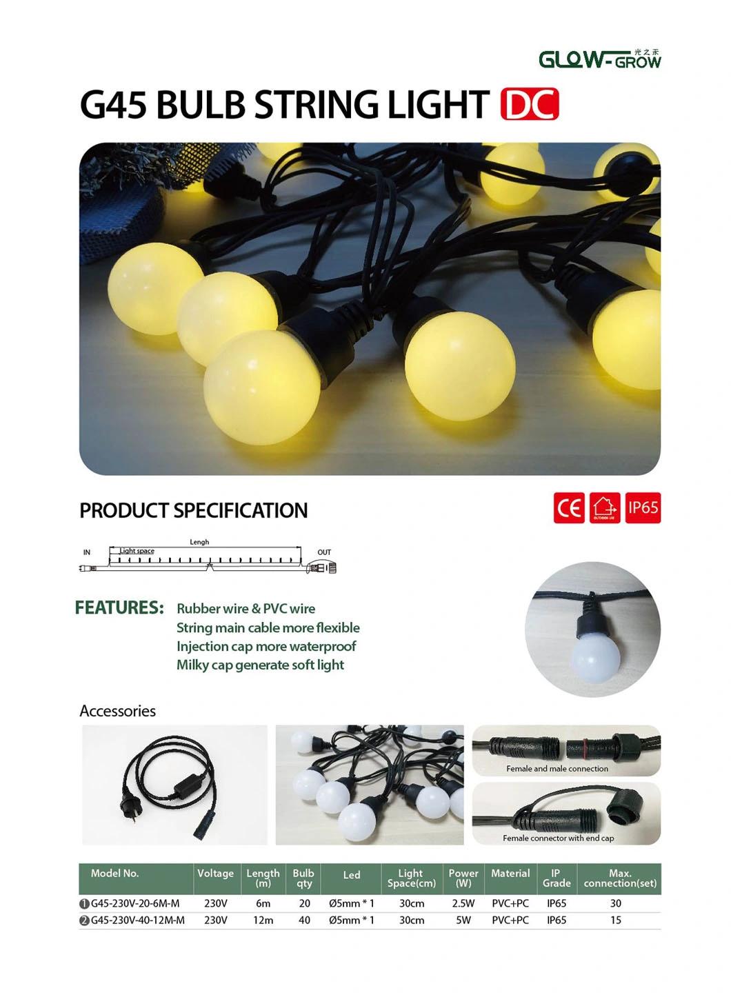 Christmas Round Cable and Flat Cable LED Belt Festoon Light for Garden Home Wedding Party Decoration