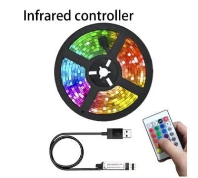 LED Lights Strips USB Infrared Control RGB SMD2835 DC5V 1m 2m 3m 4m 5m Flexible Lamp Tape Diode TV Background Lighting Luces LED