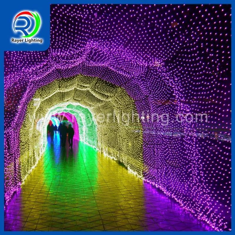 Color Net Curtain Lights LED Christmas LED Mesh Lights